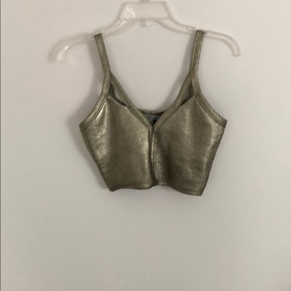 Gold Bralette style top